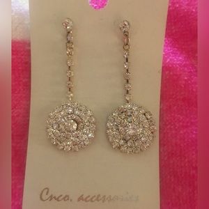 Beautiful type drop crystal earrings 😍🔥🔥